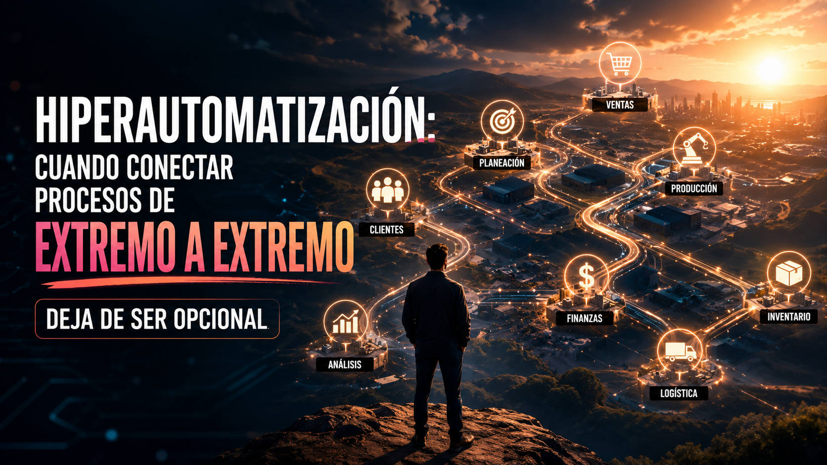 Descubre con Takúm qué es la hiperautomatización y por qué integrar procesos de extremo a extremo con IA ya no es opcional para tu éxito empresarial.