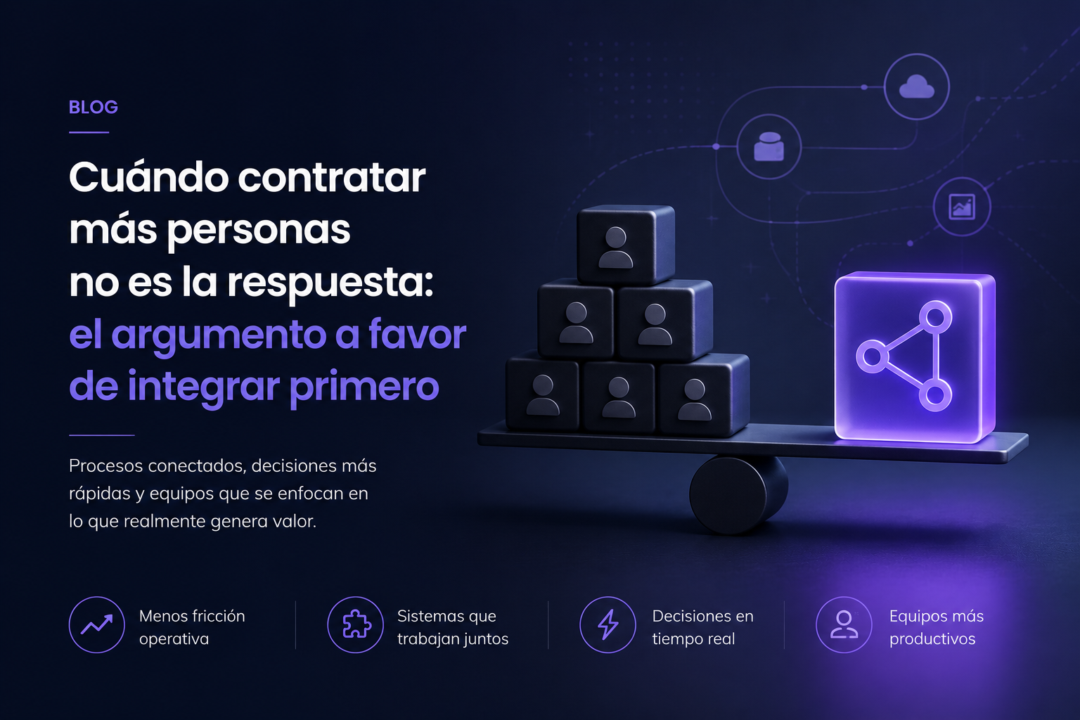 Descubre por qué la automatización con IA es el mejor primer paso para escalar. Evita altos costos operativos y optimiza tus sistemas con Takúm.